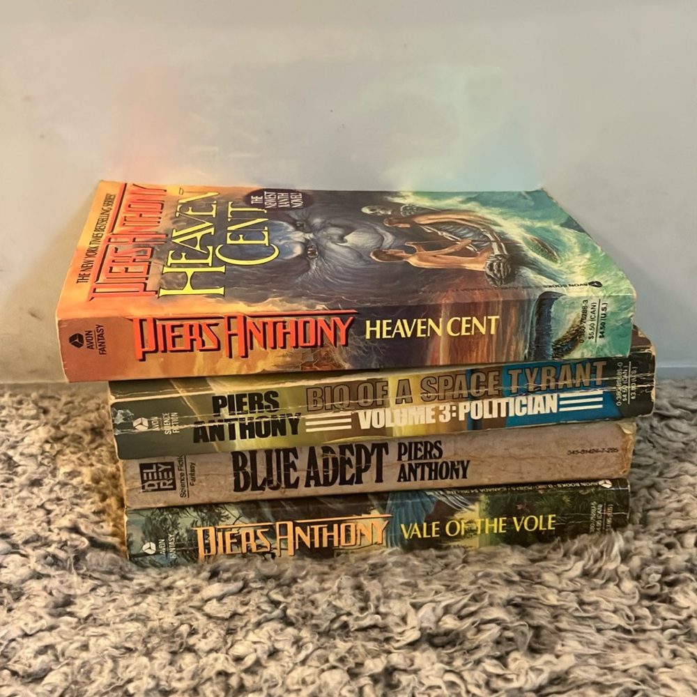 Vintage Piers Anthony Book Lot